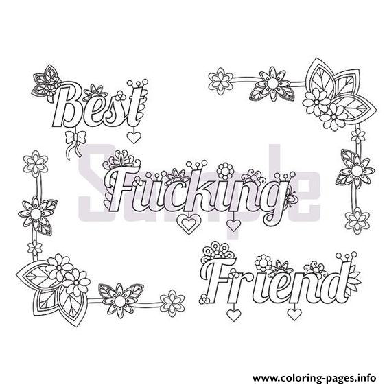 Featured image of post Best Friend Coloring Pages To Print