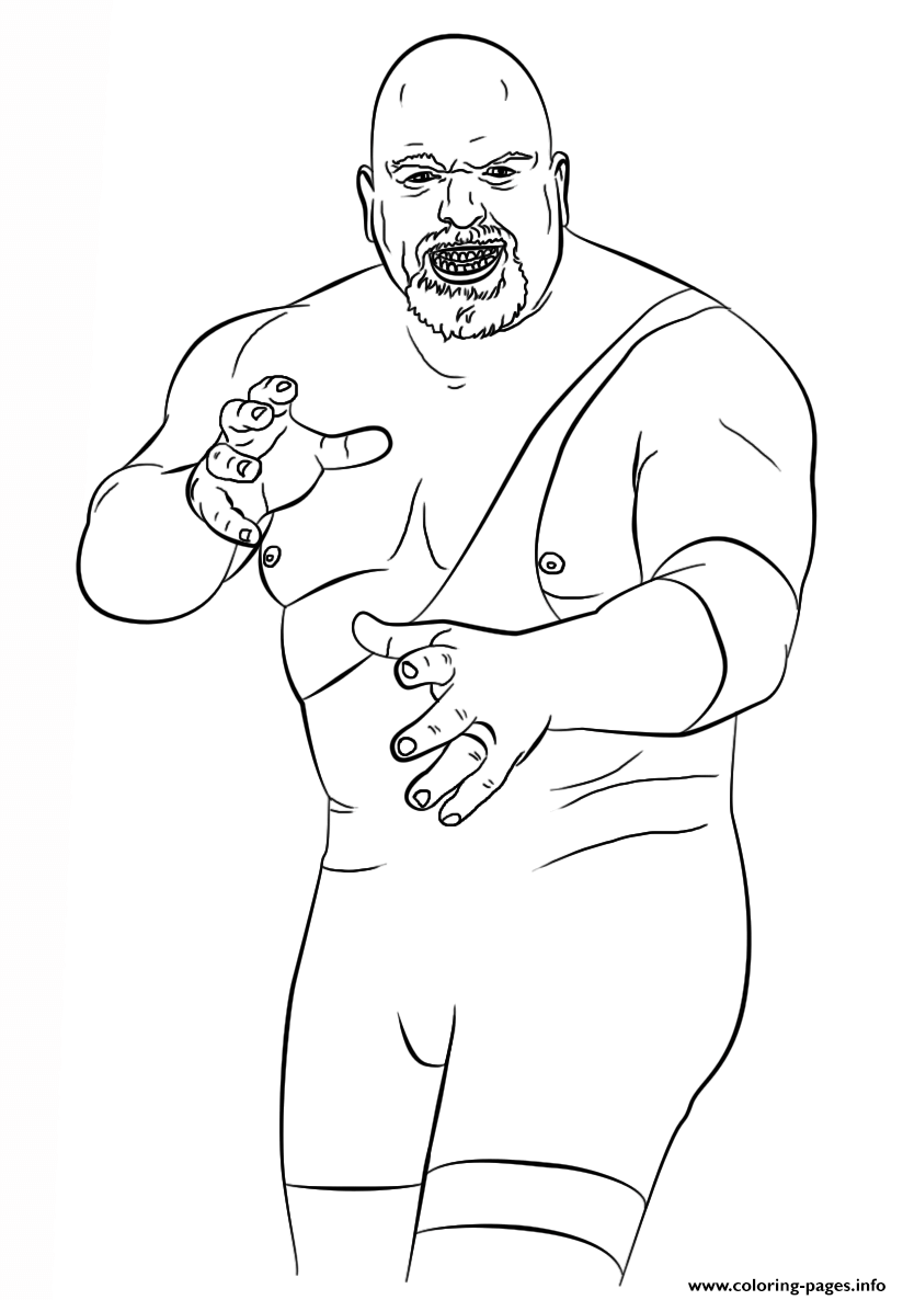 Wwe The Big Show Coloring Page coloring