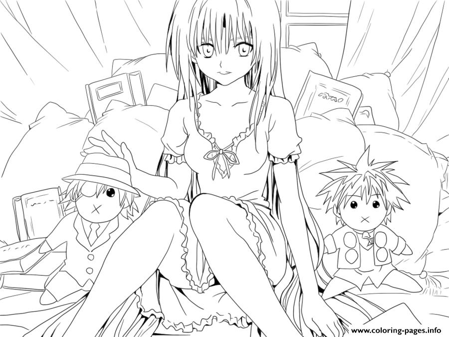 Anime Coloring page Printable