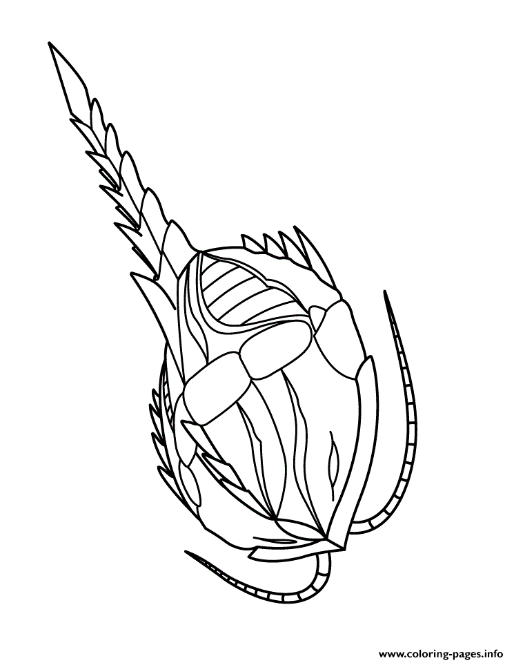 Download Limulus From Bakugan Anime Coloring Pages Printable