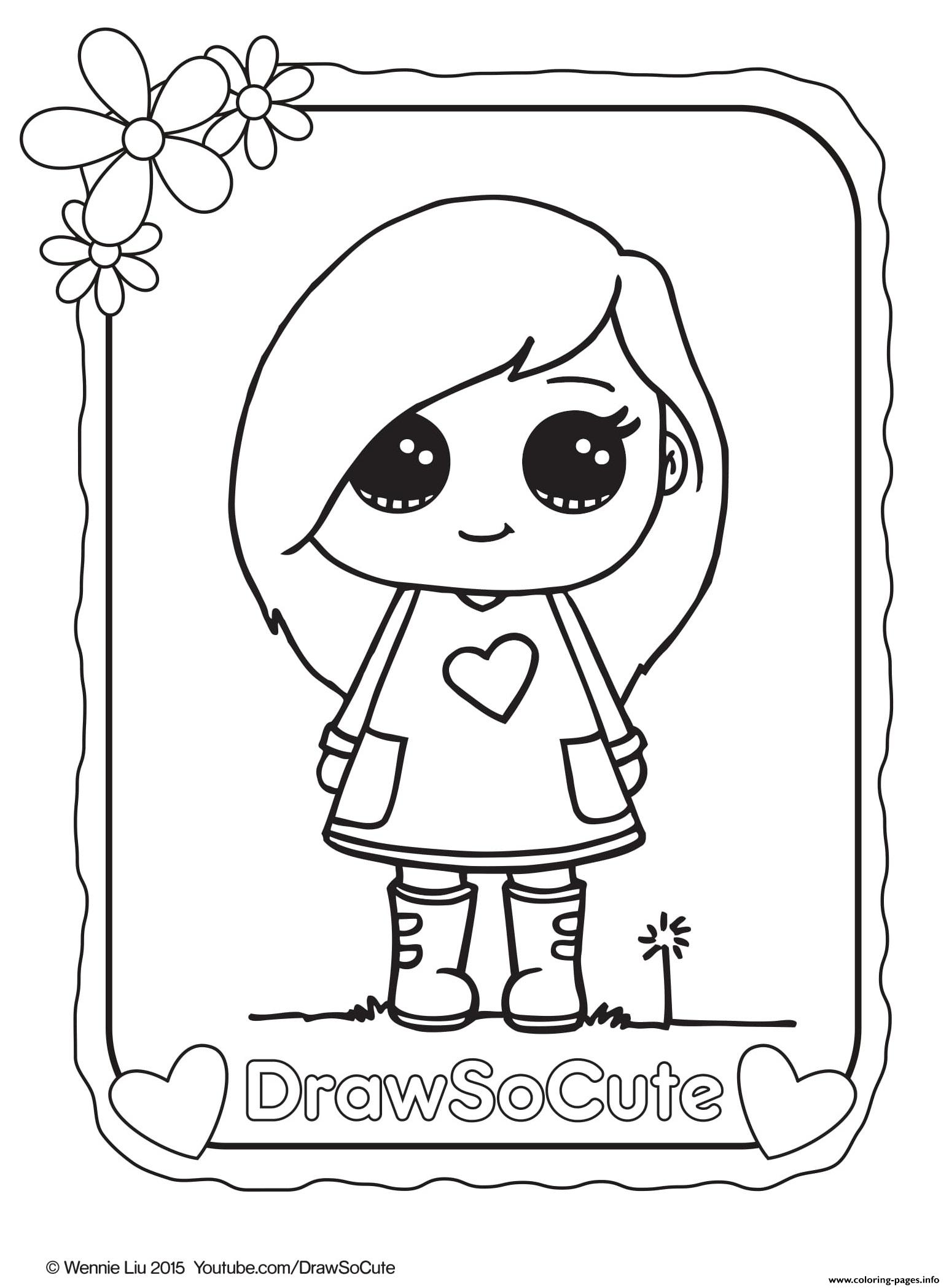 45 Great Photos Draw So Cute Coloring Pages Draw So Cute Coloring 