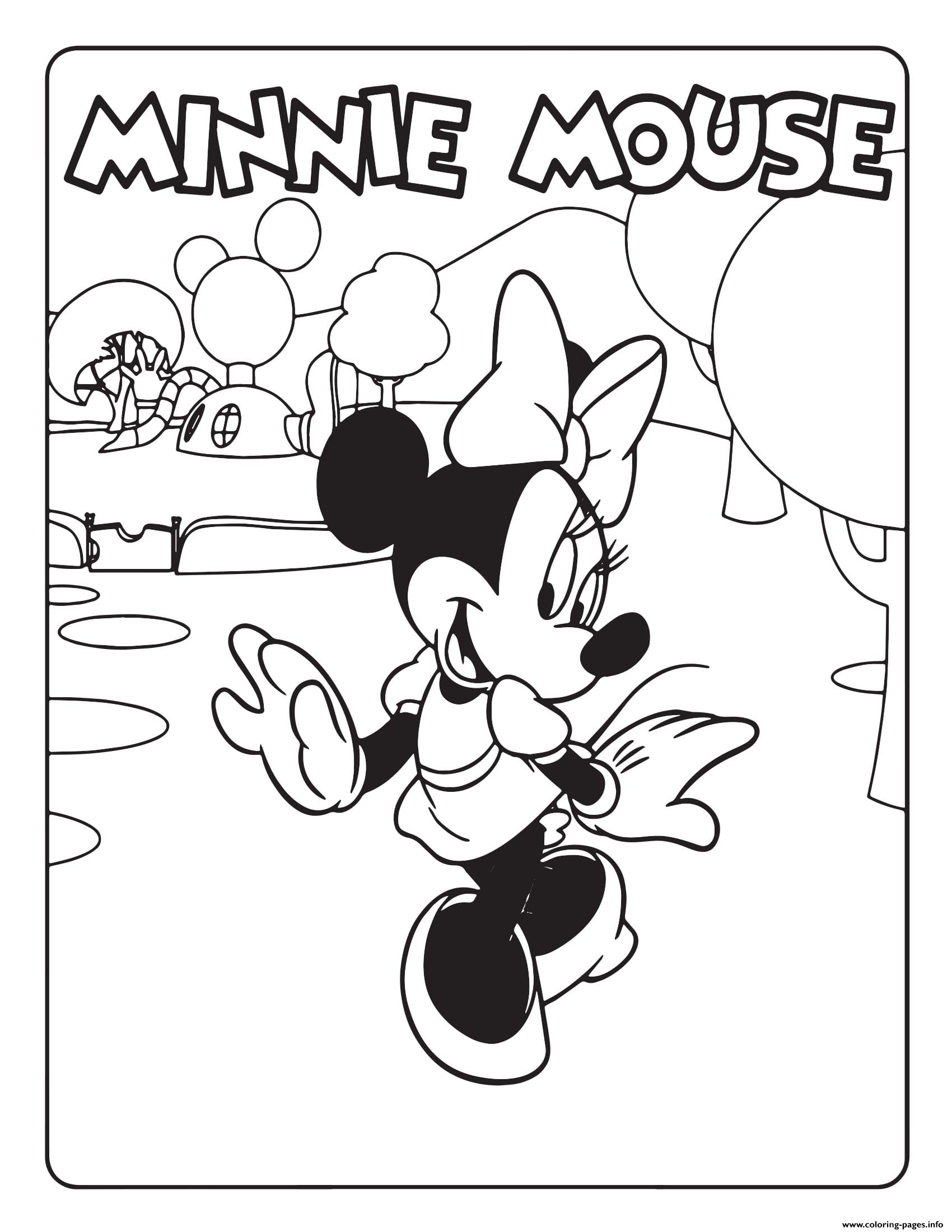 Minnie Mouse coloring