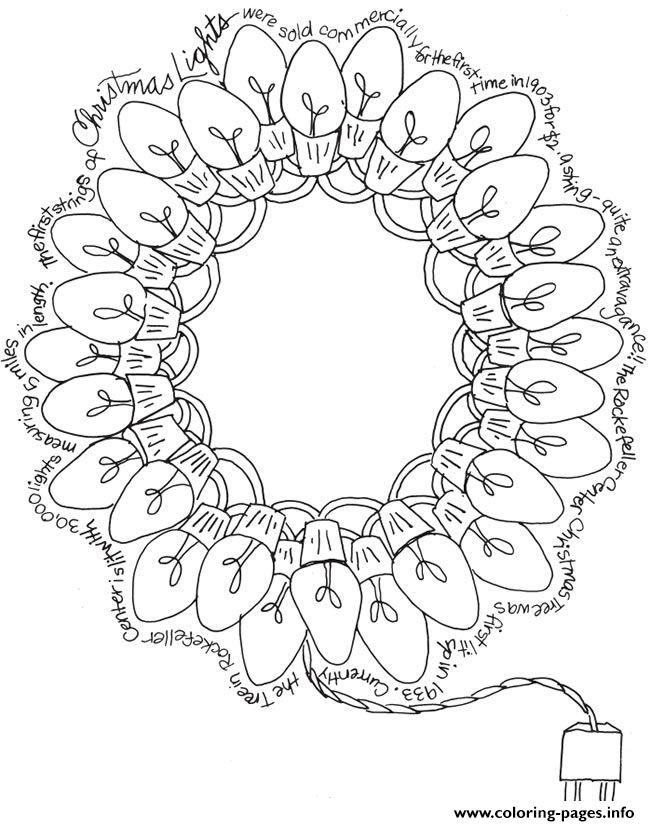 Holiday Christmas Adults Coloring page Printable