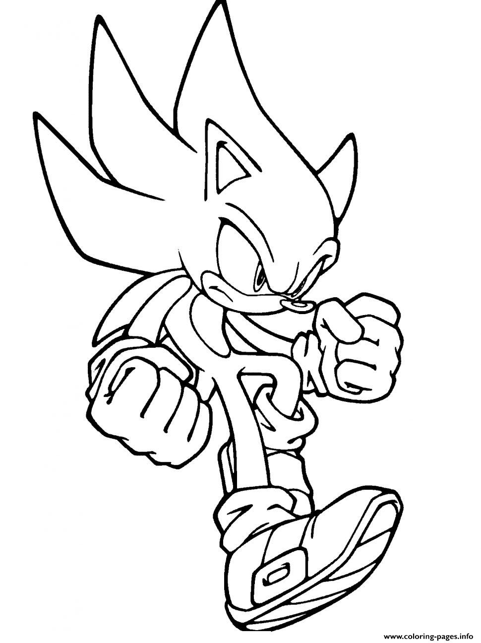 Captivating Classic Sonic Coloring Pages Printable