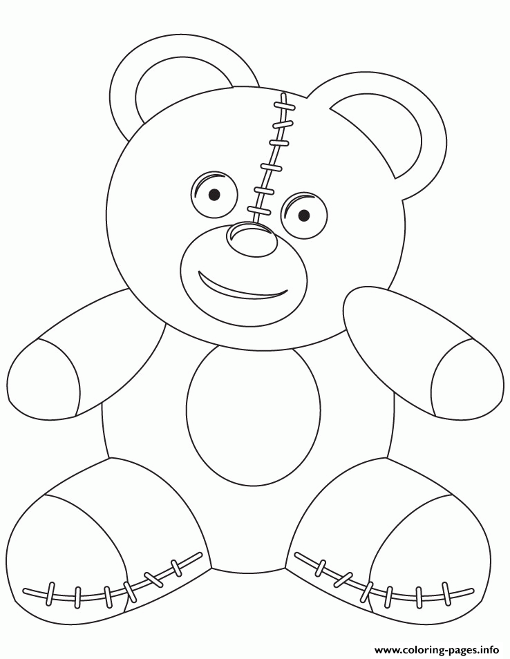 Teddy Bear coloring