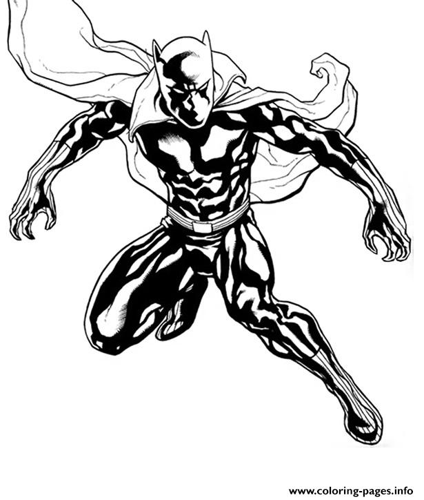 Black Panther Marvel Super Heroes coloring