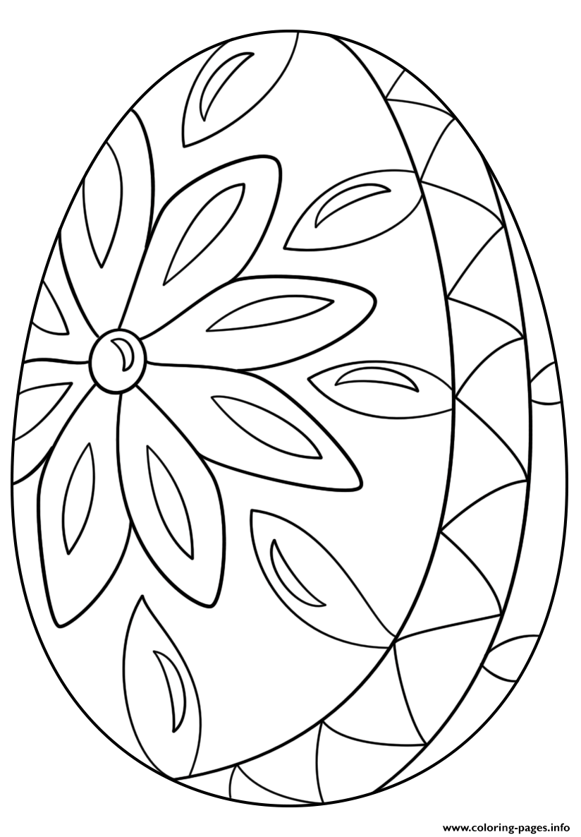 Decorative Easter Egg coloring