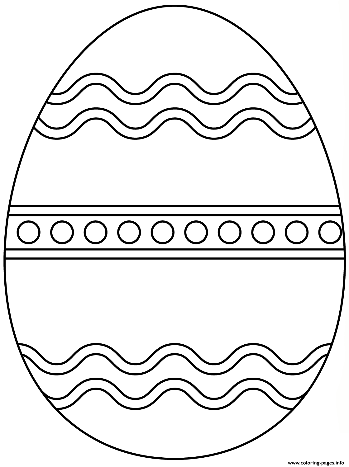 Easter Egg With Abstract Pattern 3 1 coloring