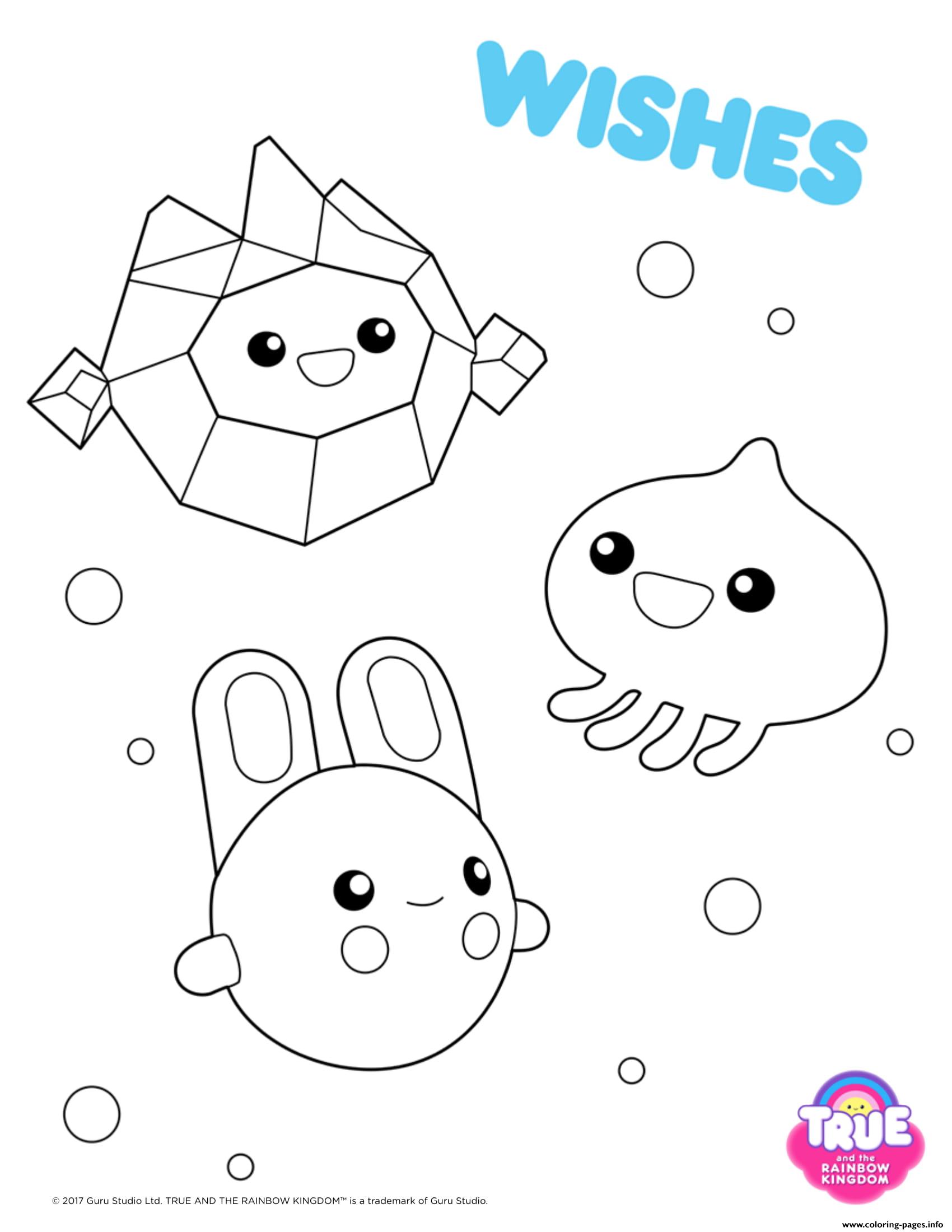 Download Wishes 1 True And The Rainbow Kingdom Coloring Pages Printable