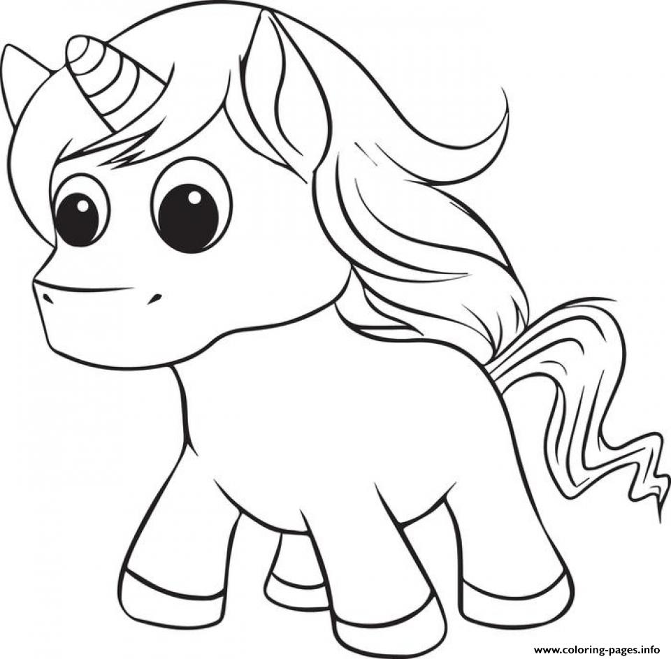 Cute Unicorn Coloring Pages Printable Loginport