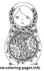 Russian Dolls 3 coloring