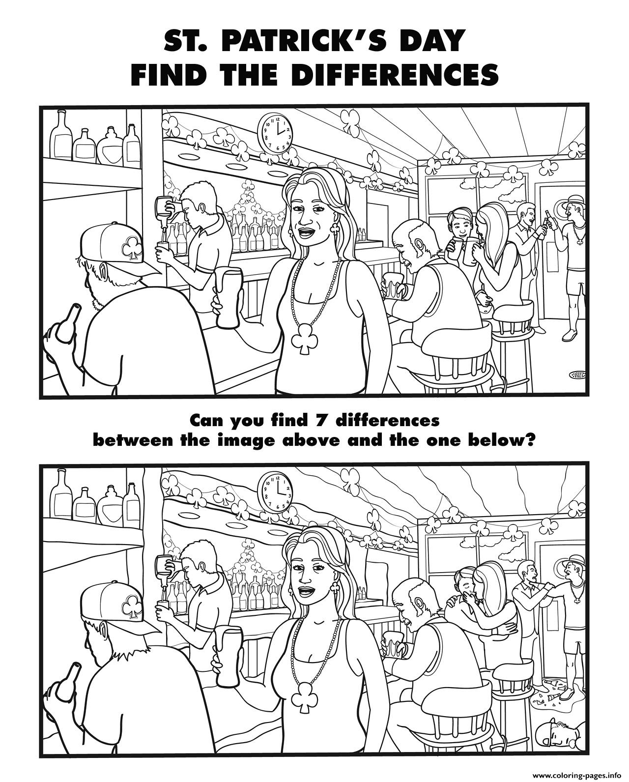 Free Printable Spot The Difference For Adults Pdf