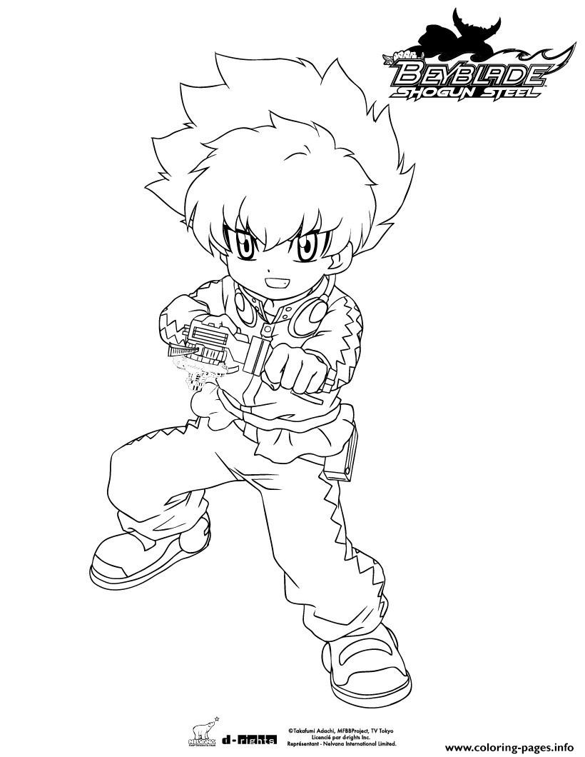 Beyblade Player 3 coloring