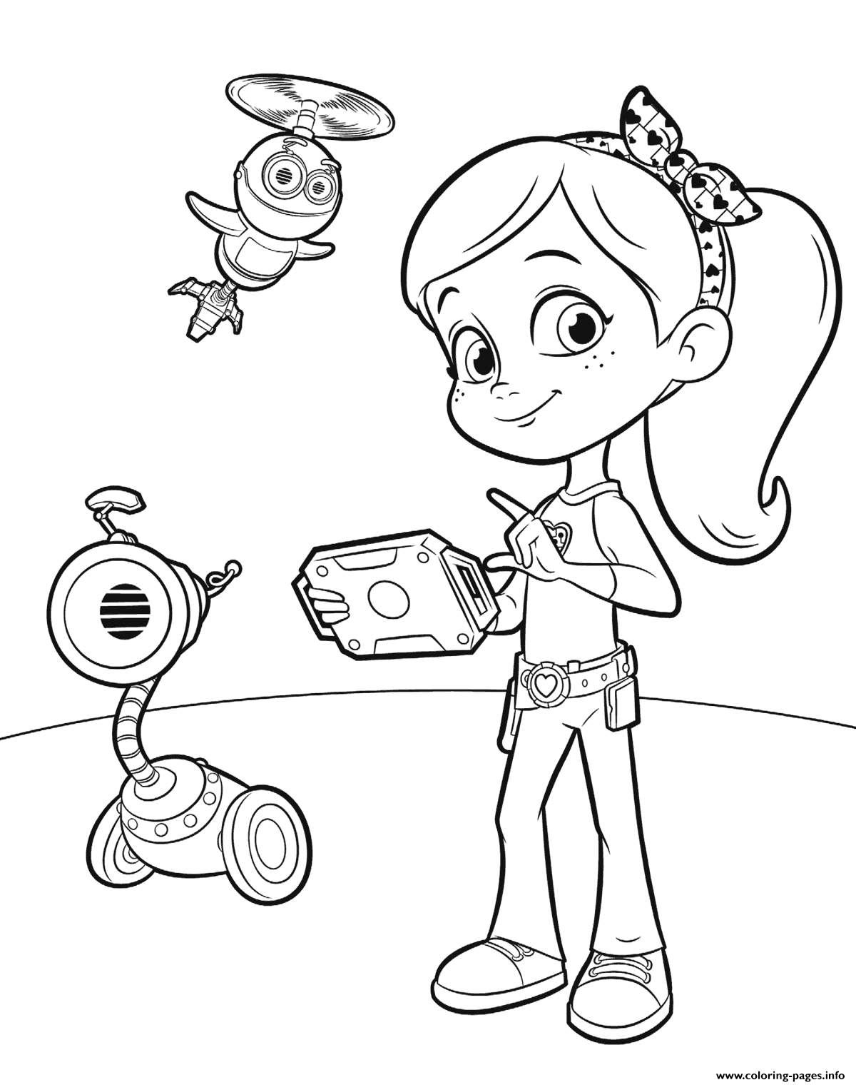 Rusty Rivets For Girls coloring