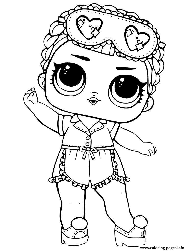 Lol Dolls Coloring Pages Printable