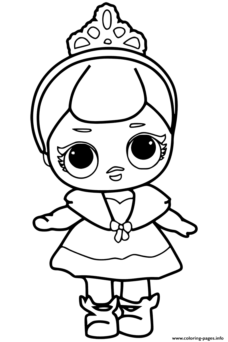 Lol Surprise Doll Coloring Pages Printable