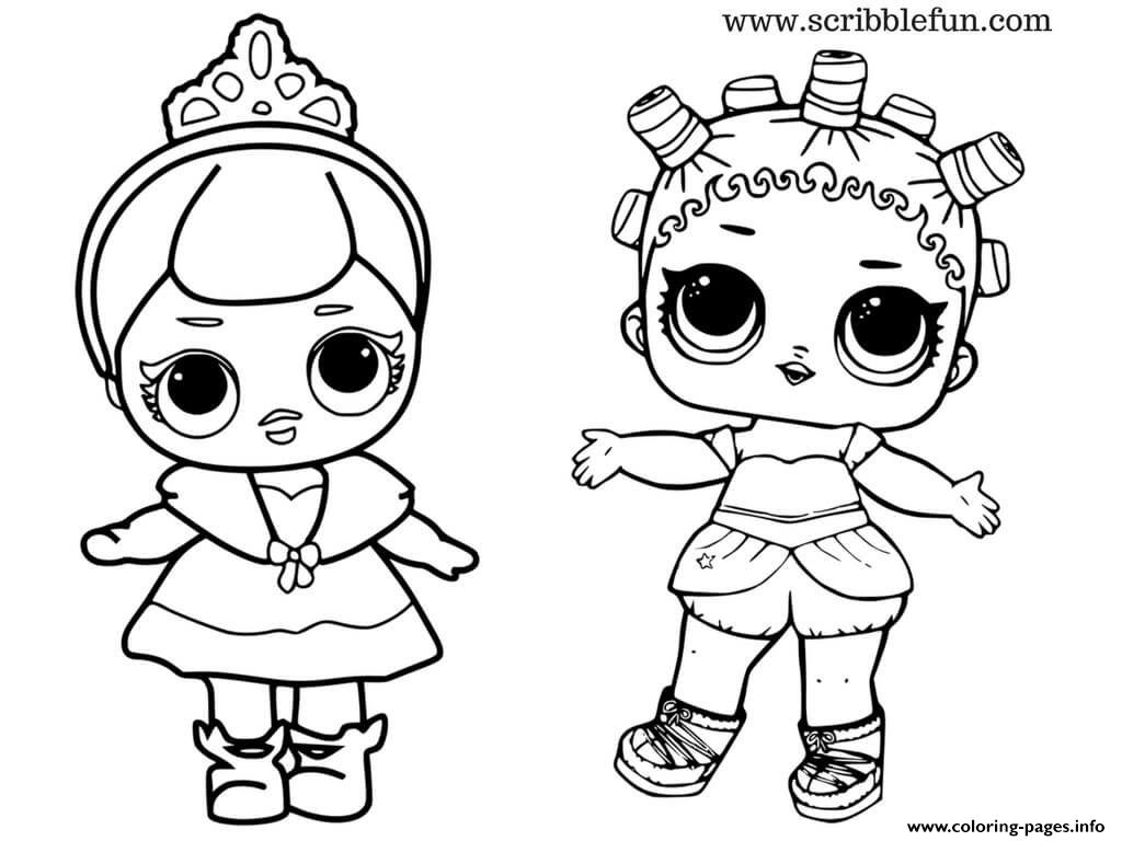 Princess Lol Doll Coloring Pages Coloring And Drawing