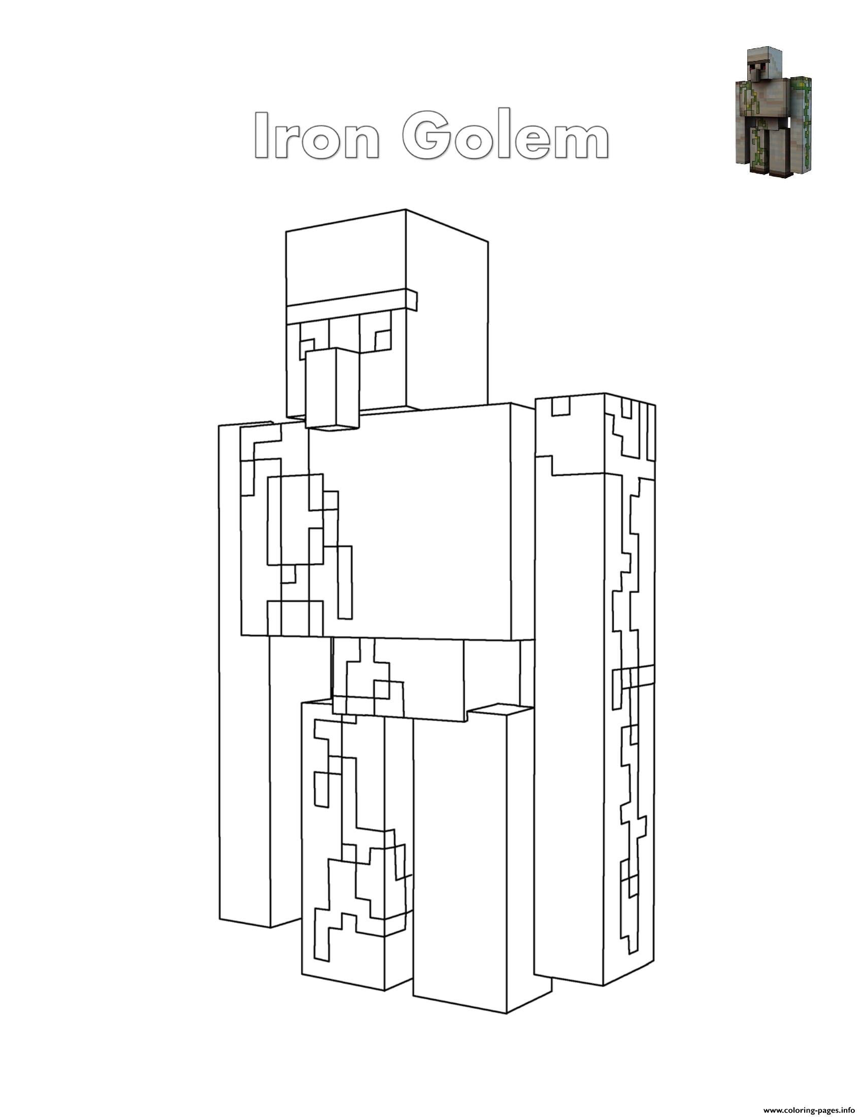 Mobileminecraft Snow Golem Coloring Pages Coloring Pages