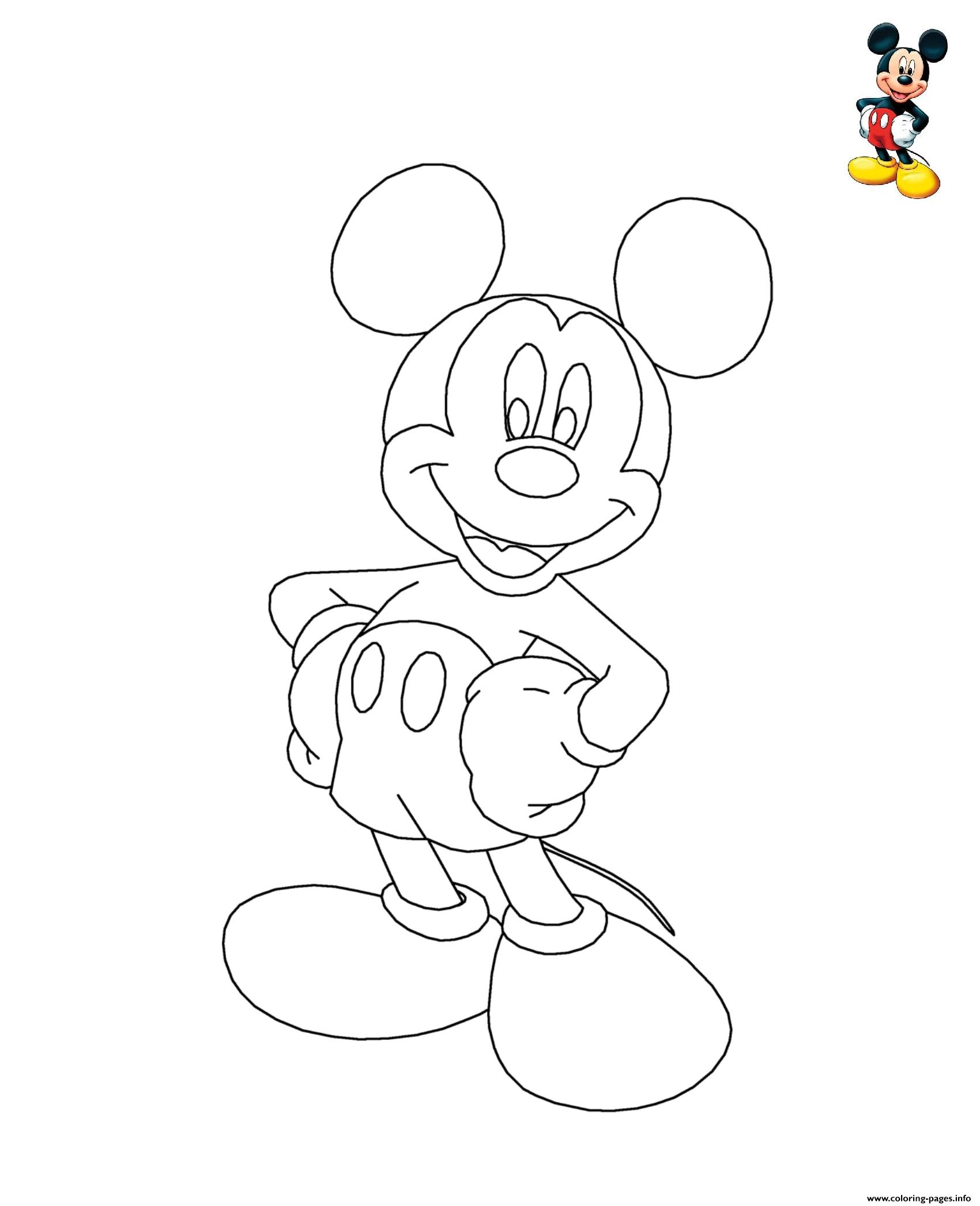 Mickey Mouse Disney coloring