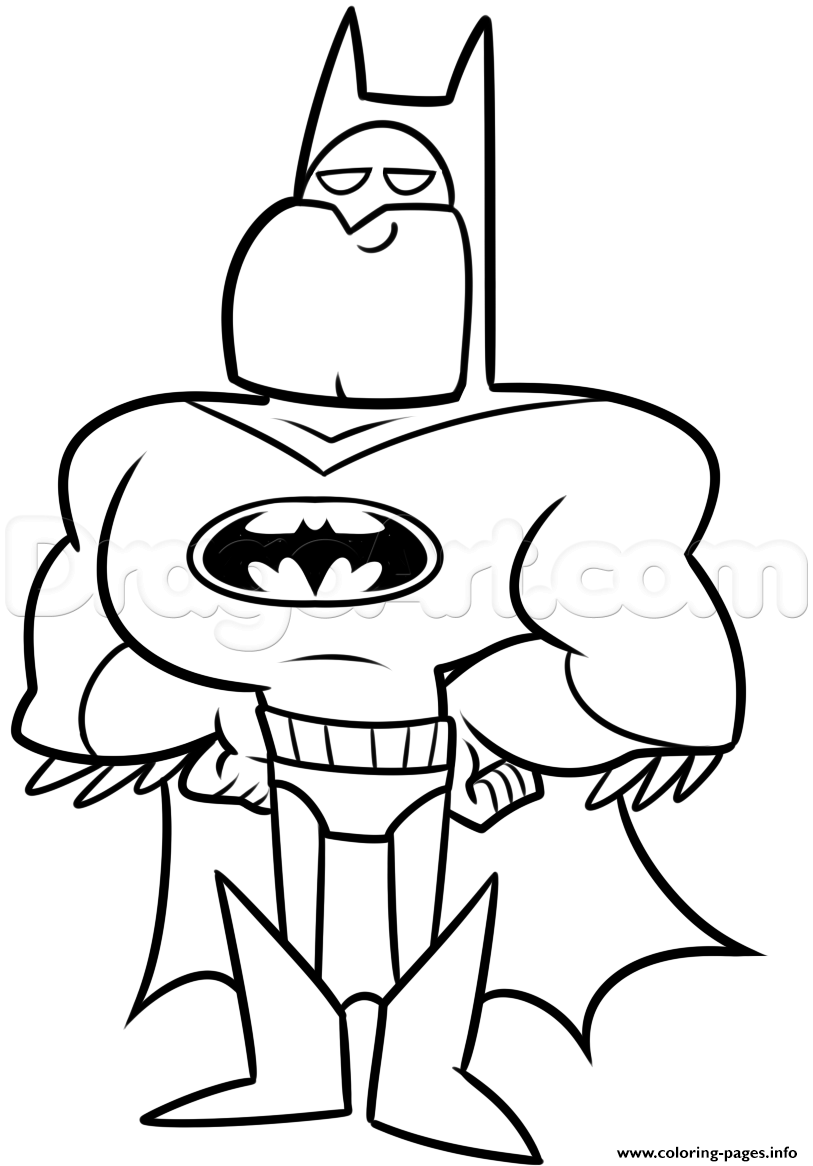 Batman From Teen Titans Go coloring