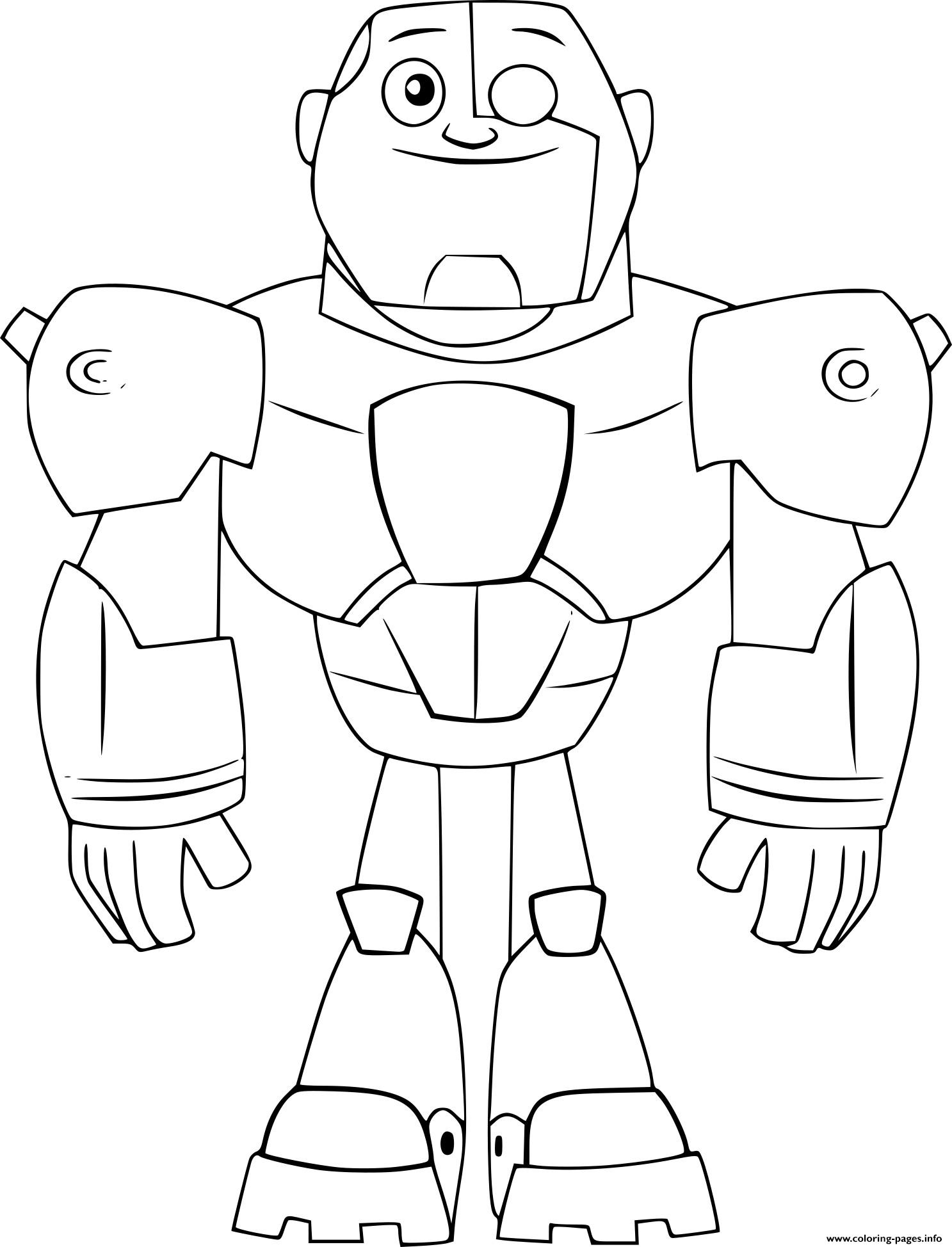 Teen Titans Go Coloring page Printable