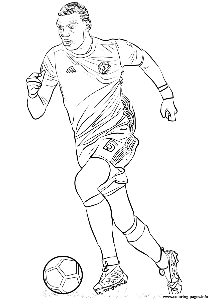 Paul Pogba Fifa World Cup Football coloring