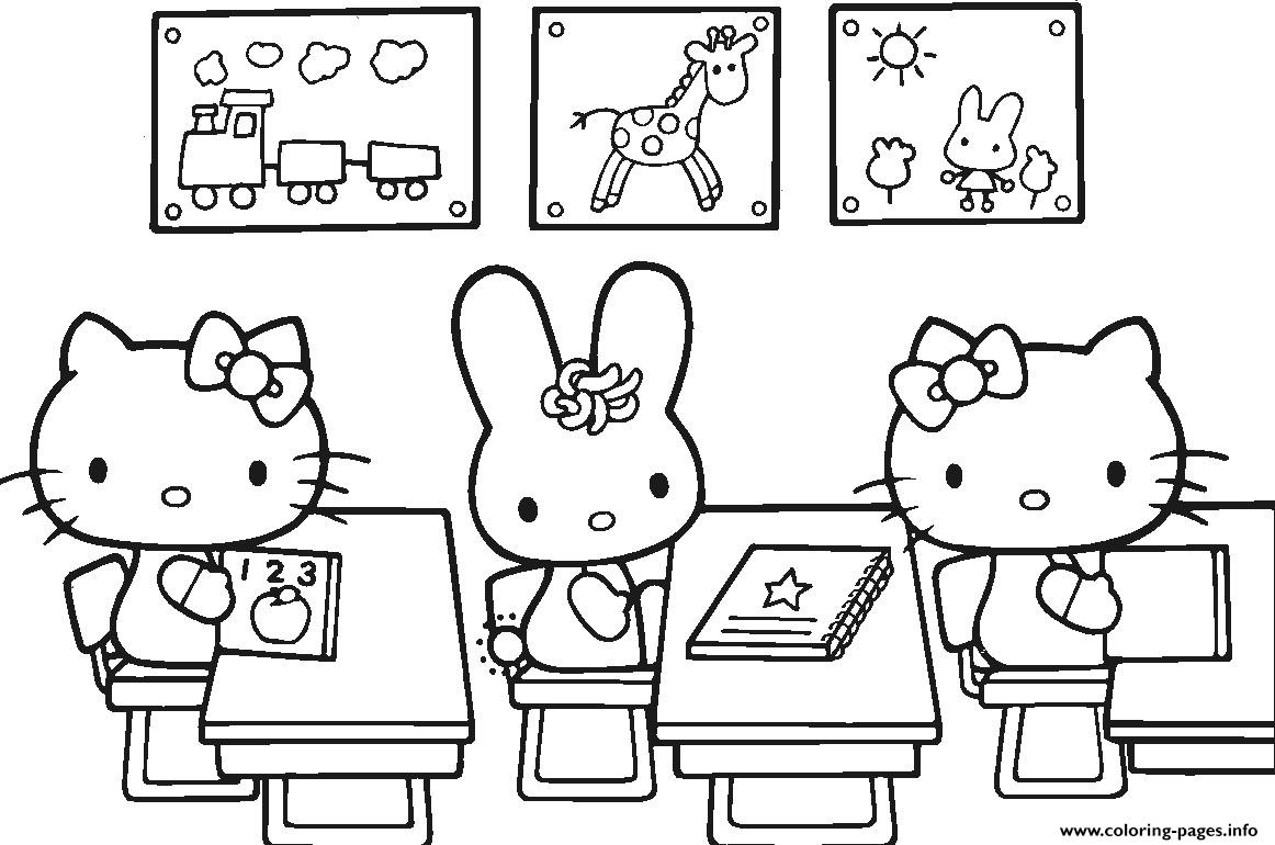 Back To School Preschool First Day coloring