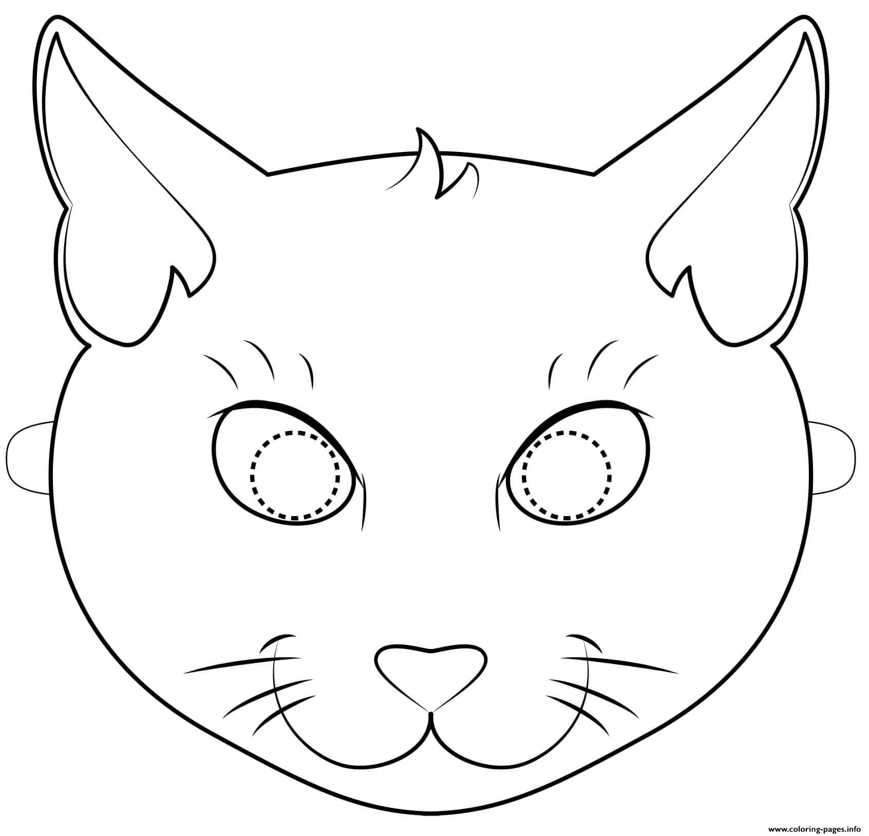 Coloring Page Halloween Black Cat - 190+ SVG Cut File