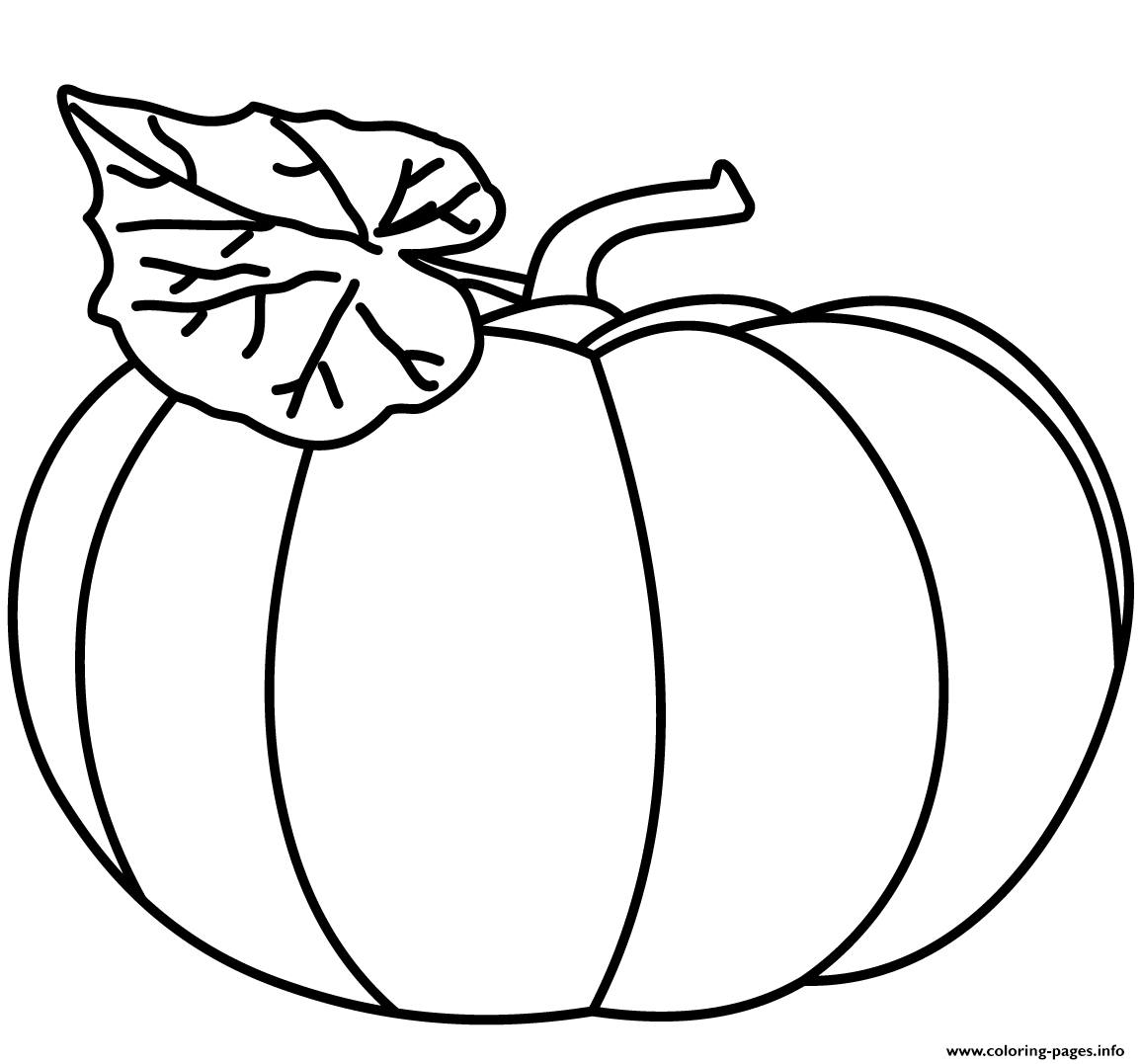 Pumpkin Halloween October Coloring page Printable