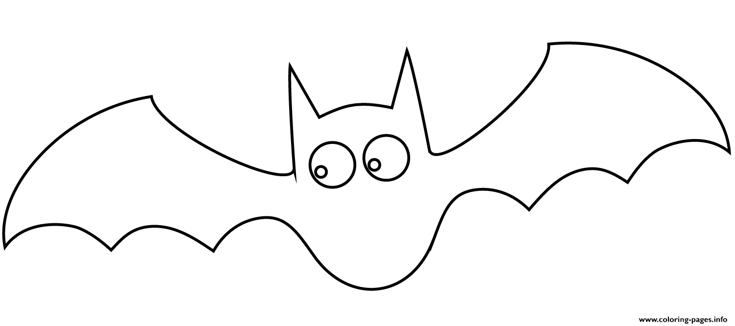 Bats Halloween Coloring Pages