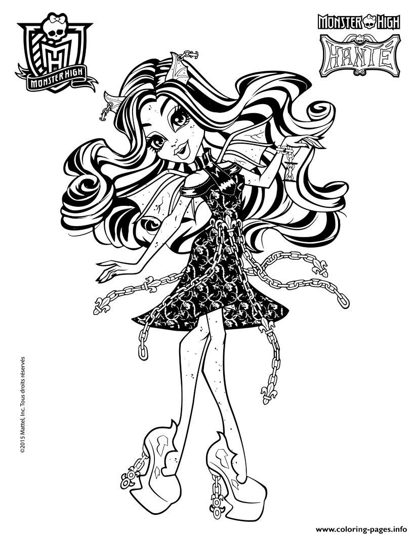 Rochelle Goyle Monster High coloring