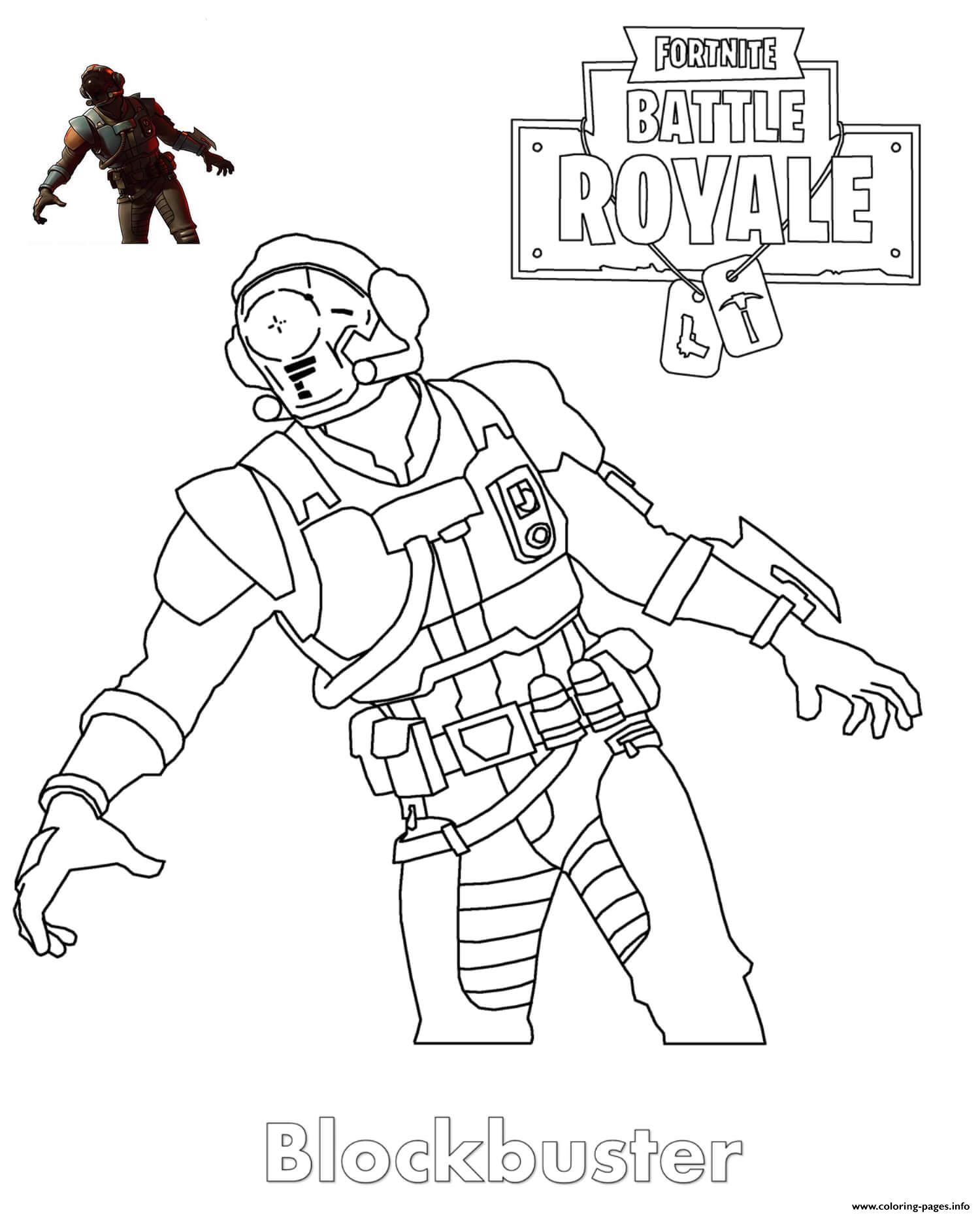 Fortnite Skins Pictures To Color