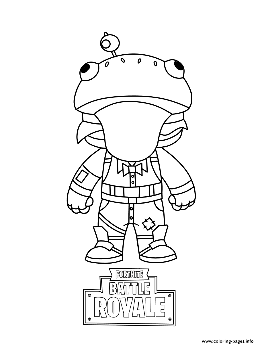 Coloring Pages Of Fortnite Peely Coloring And Drawing