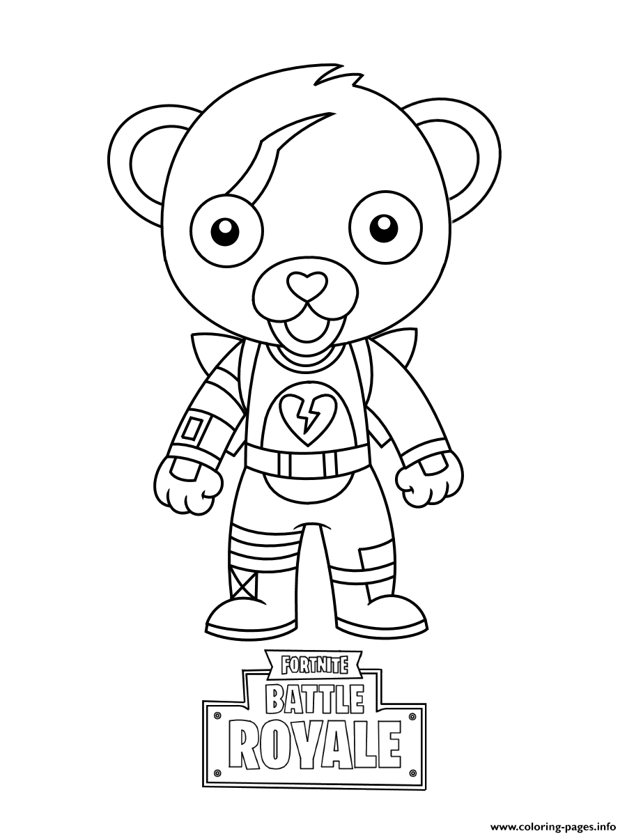 How To Draw Cuddle Team Leader Fortnite Battle Royale - cute mini cuddle team leader fortnite coloring pages printable