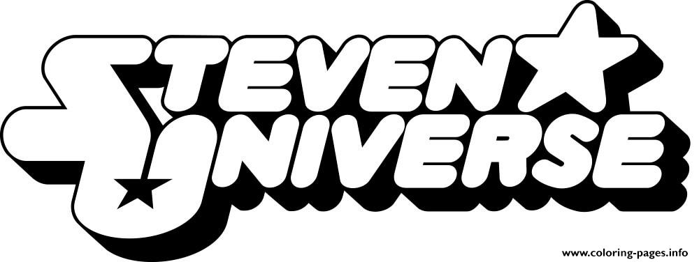 Steven Universe Logo Coloring page Printable