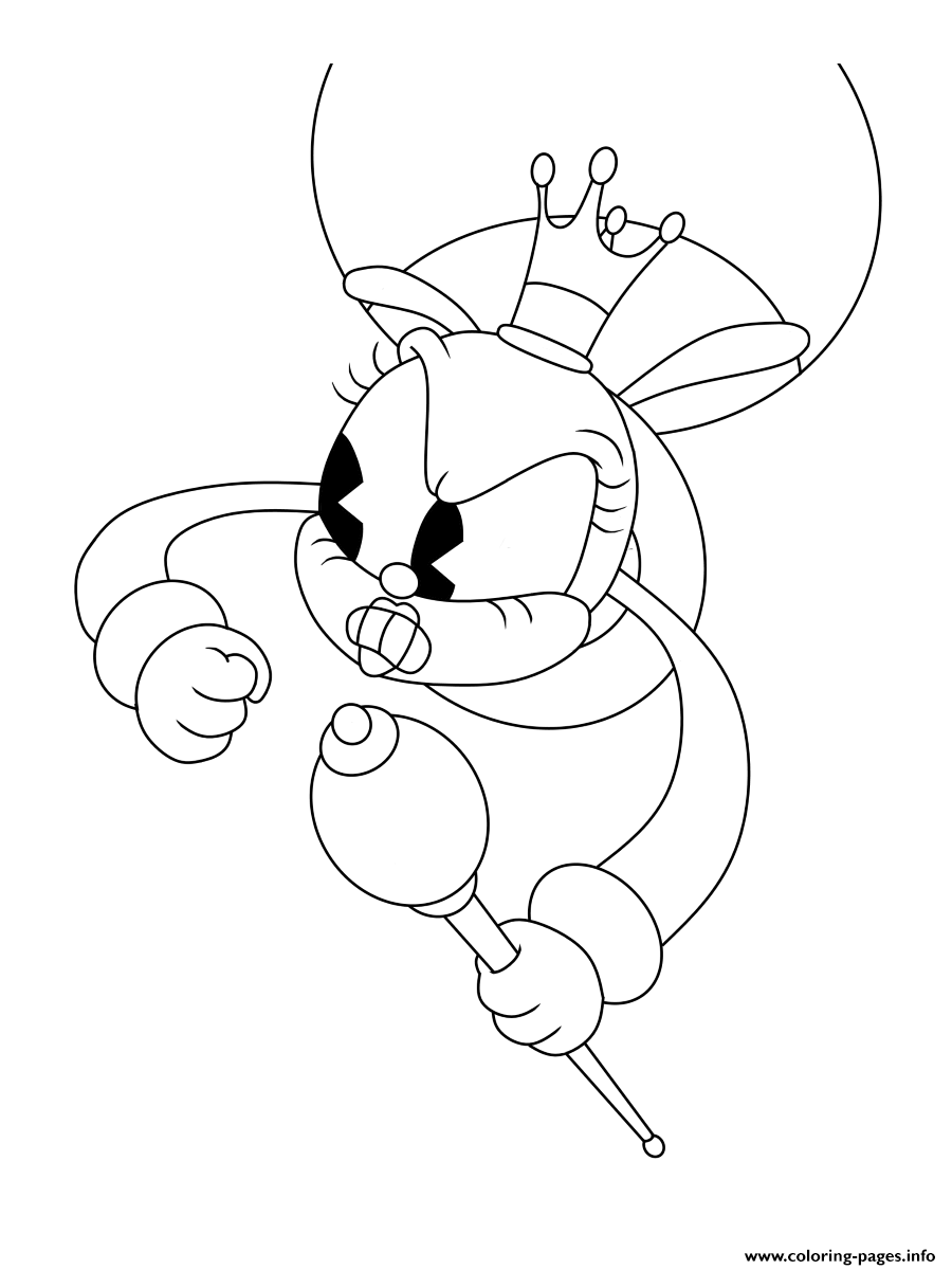 cuphead coloring page