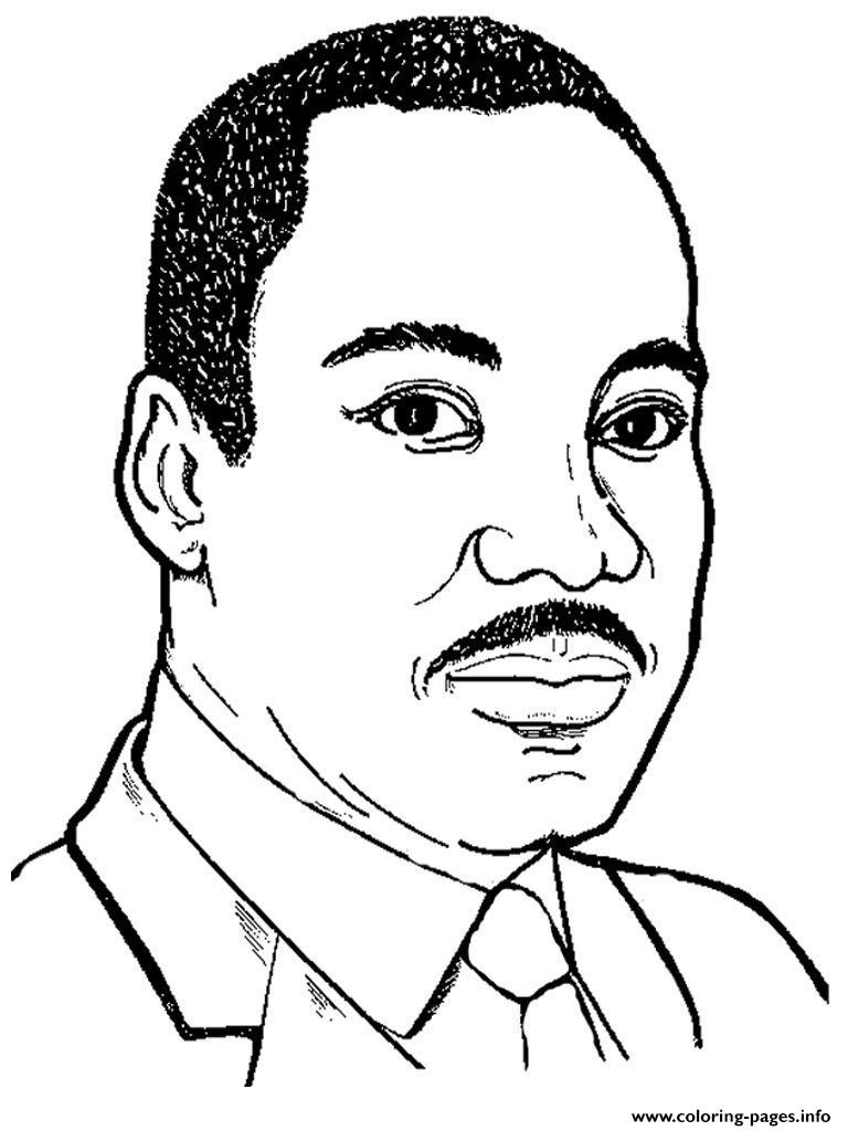 Martin Luther King Junior coloring pages