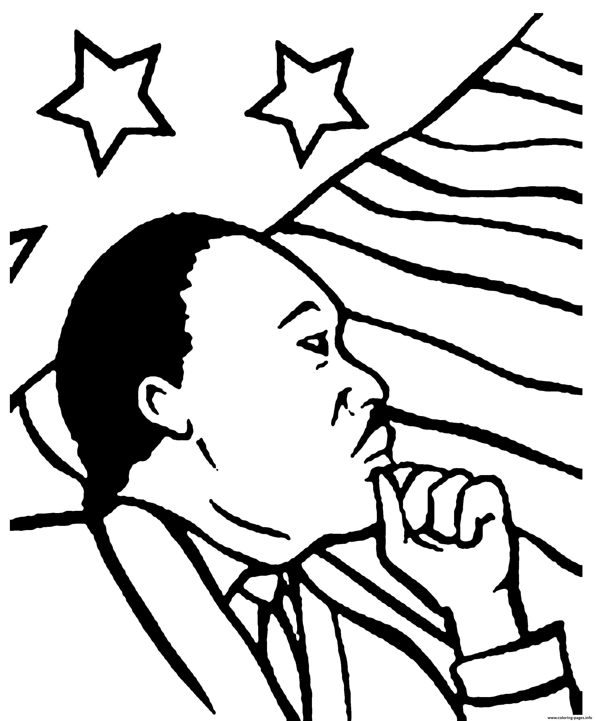 Black History Martin Luther King Day coloring pages