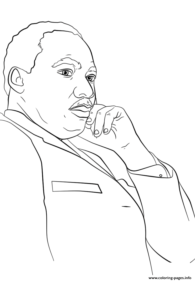 Martin Luther King coloring pages