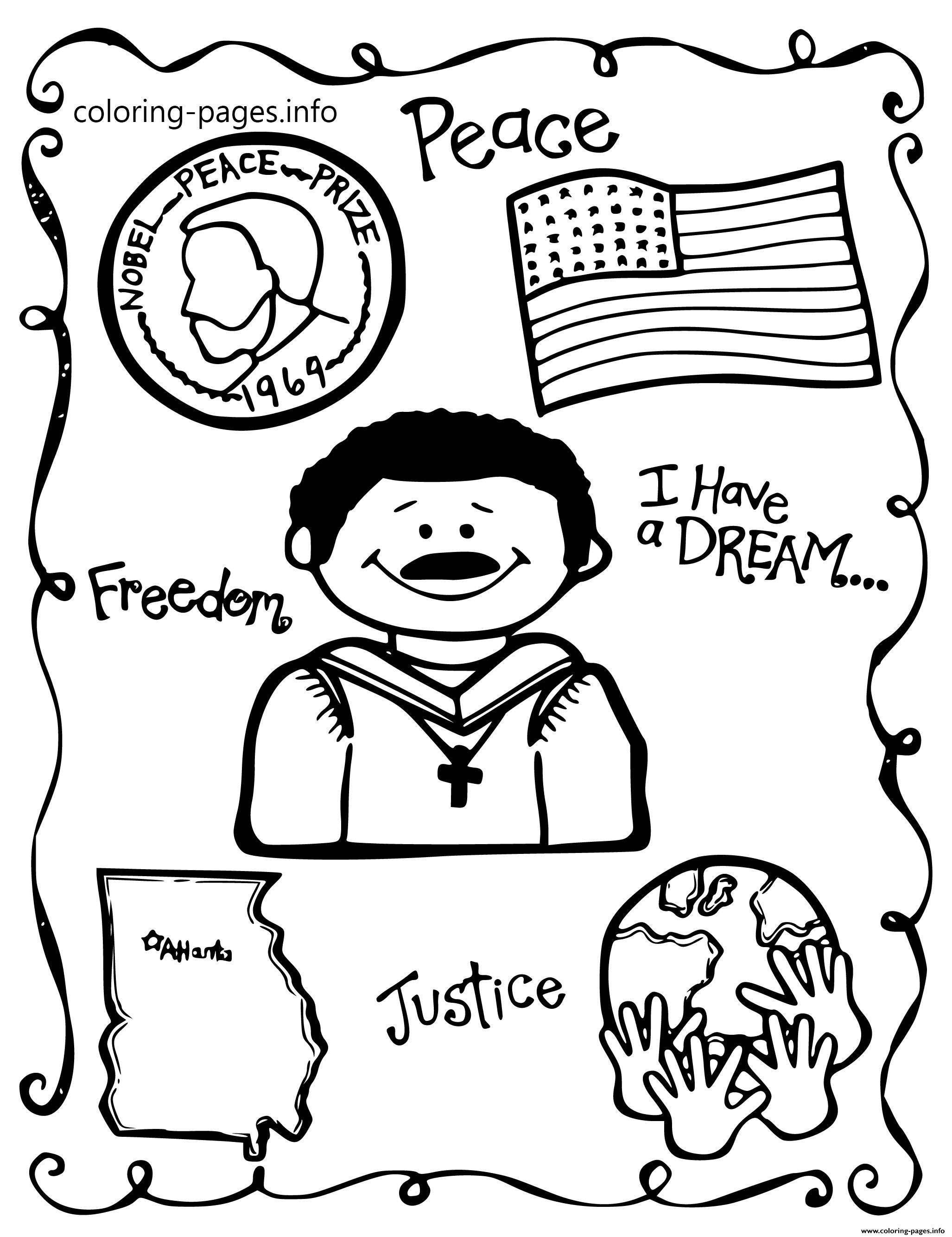 Martin Luther King Jr Day Free Printable Worksheets Printable Templates