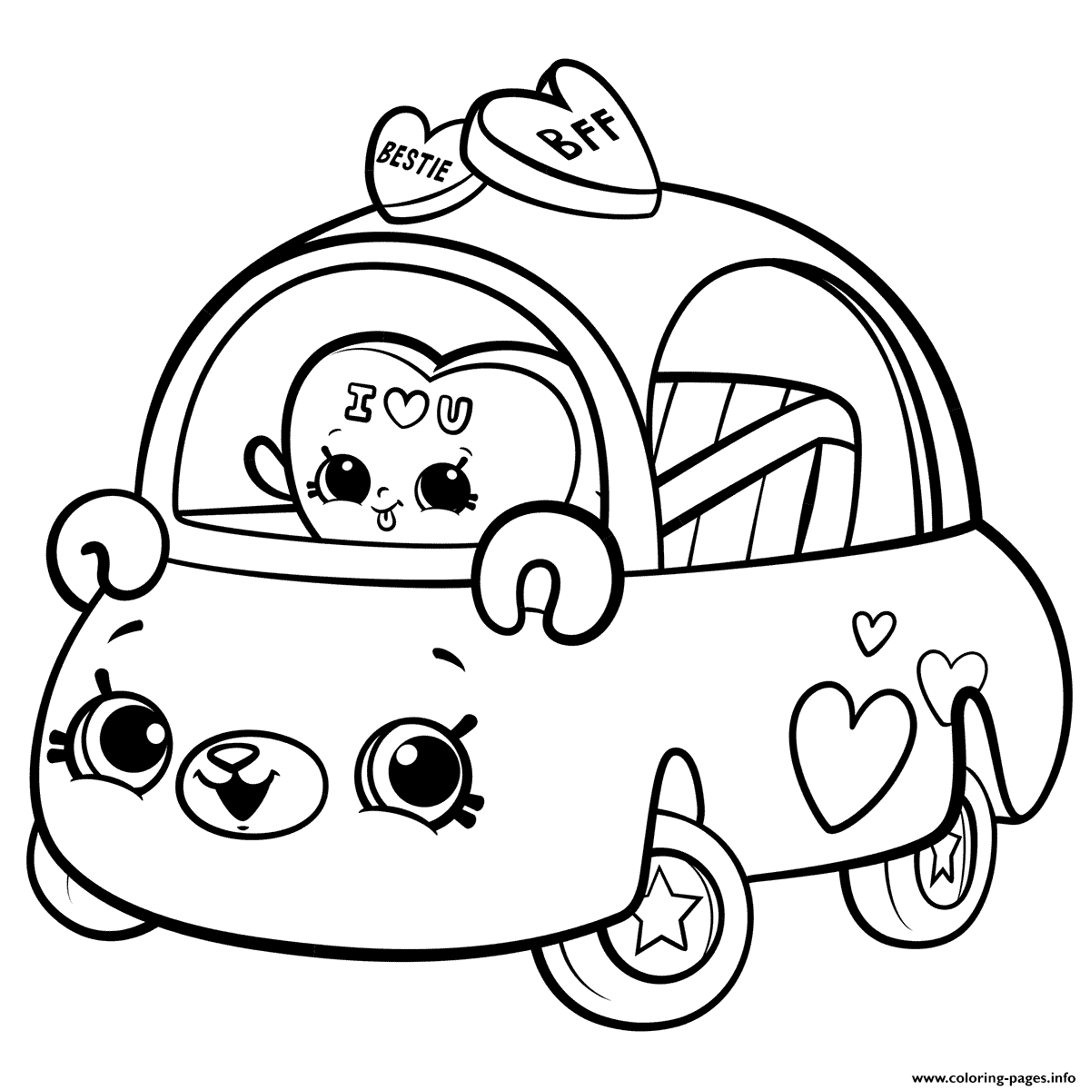 520 Top Cute Car Coloring Pages Images & Pictures In HD