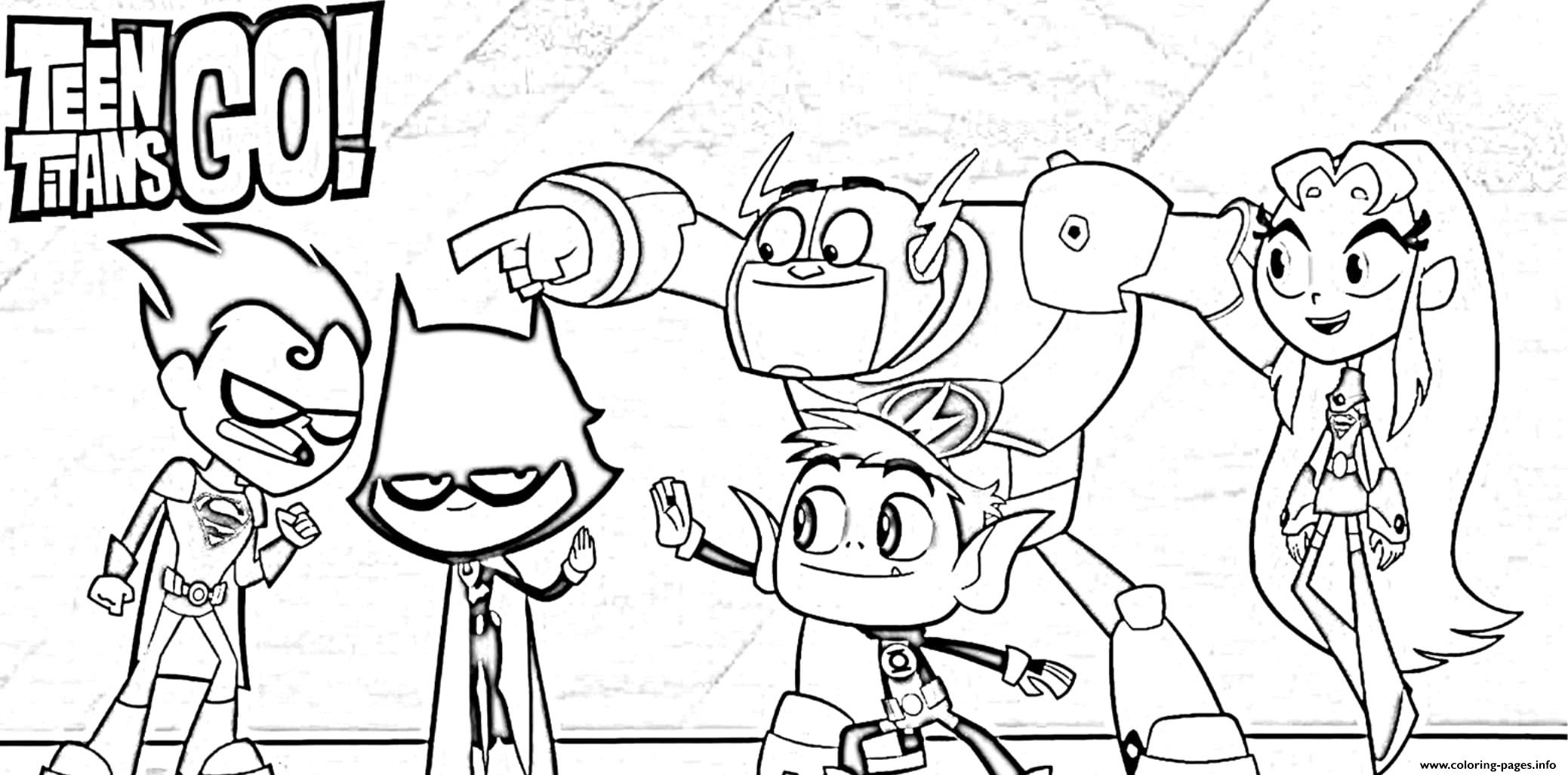 team titans coloring pages