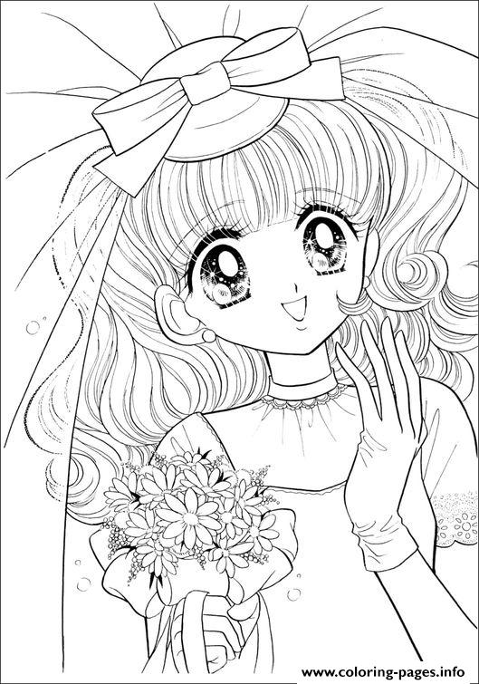 Glitter Force Happy Paradise Wedding Girl Coloring page Printable