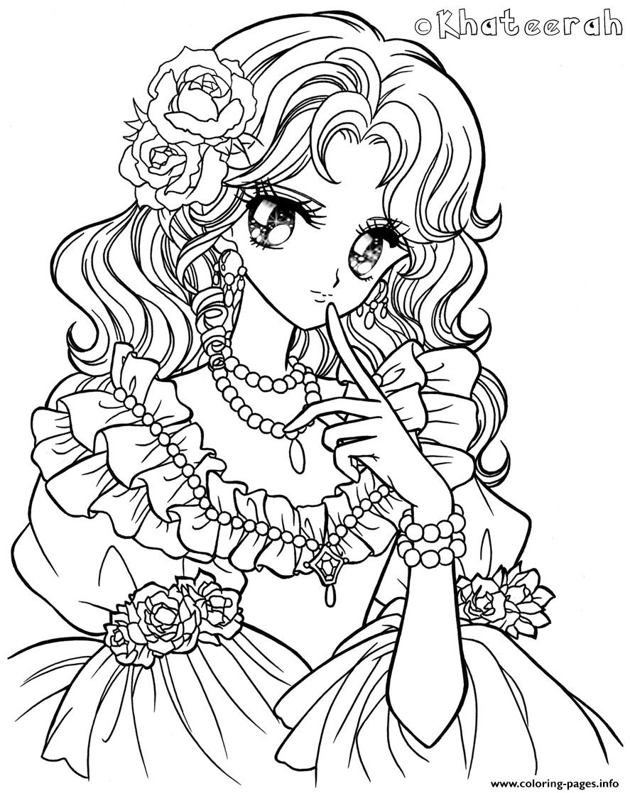 Glitter Force Illustration Coloring Pages Printable