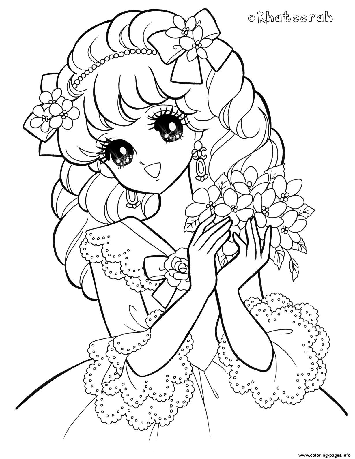 Glitter Force Happy Sun Day Coloring page Printable
