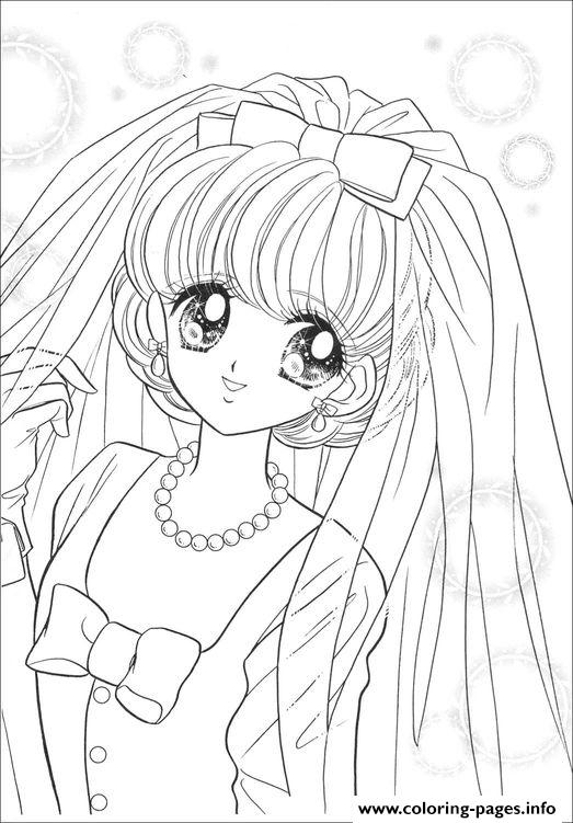 Glitter Force Happy Paradise Beautiful Eyes Coloring page Printable