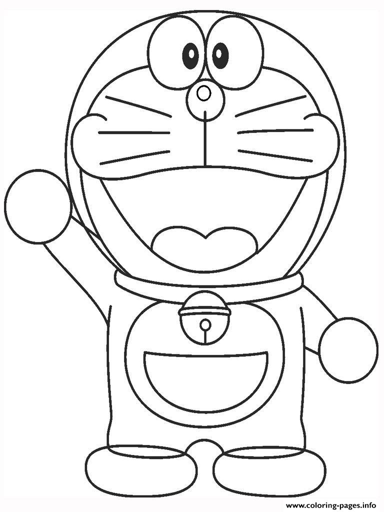 Doraemon Cartoon Coloring page Printable