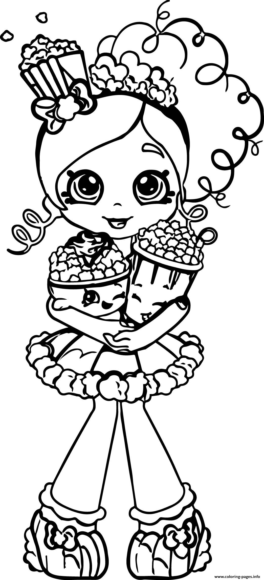 Download Doll Shopkins Cartoon Coloring Pages Printable