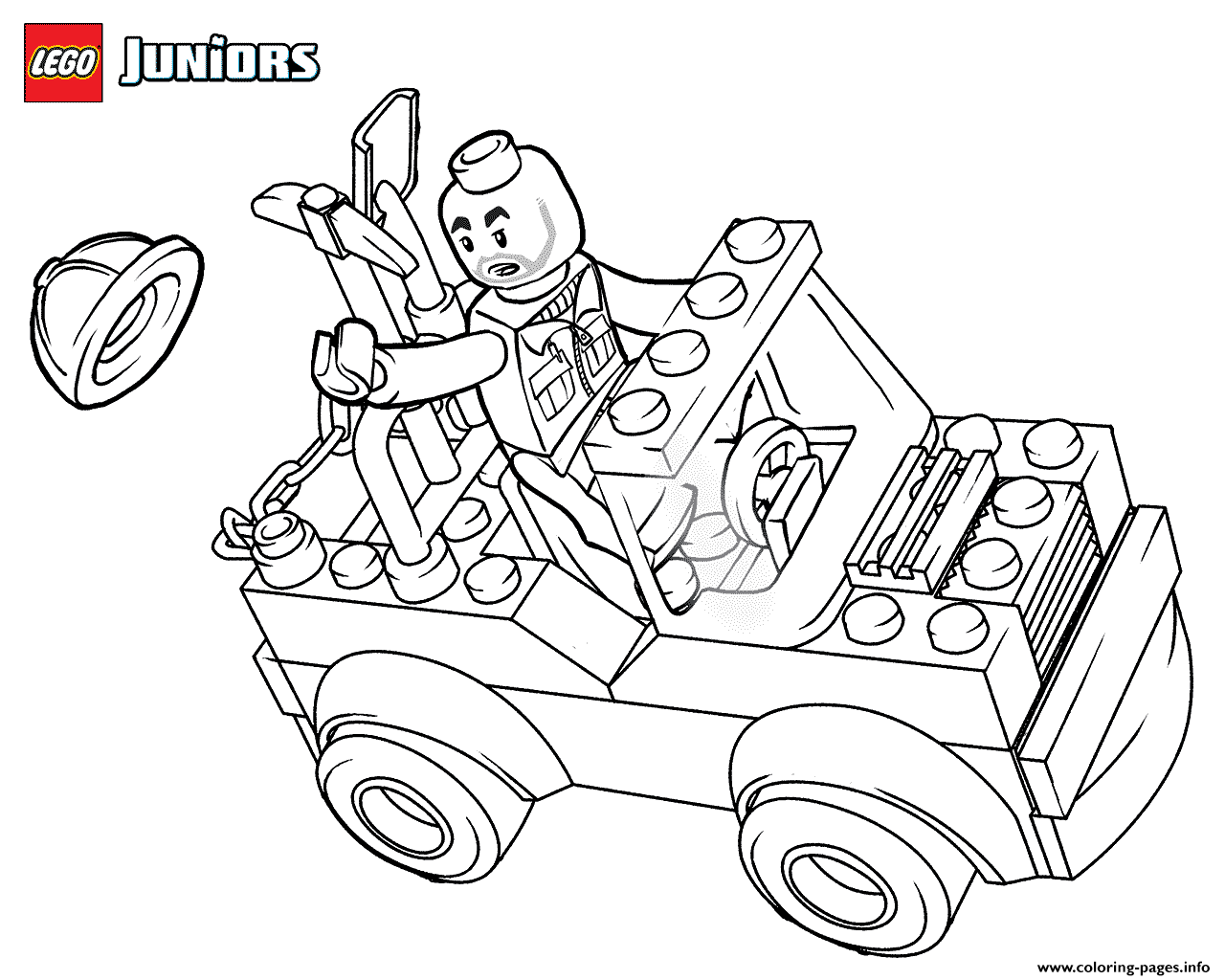 Lego Construction Mini Truck coloring
