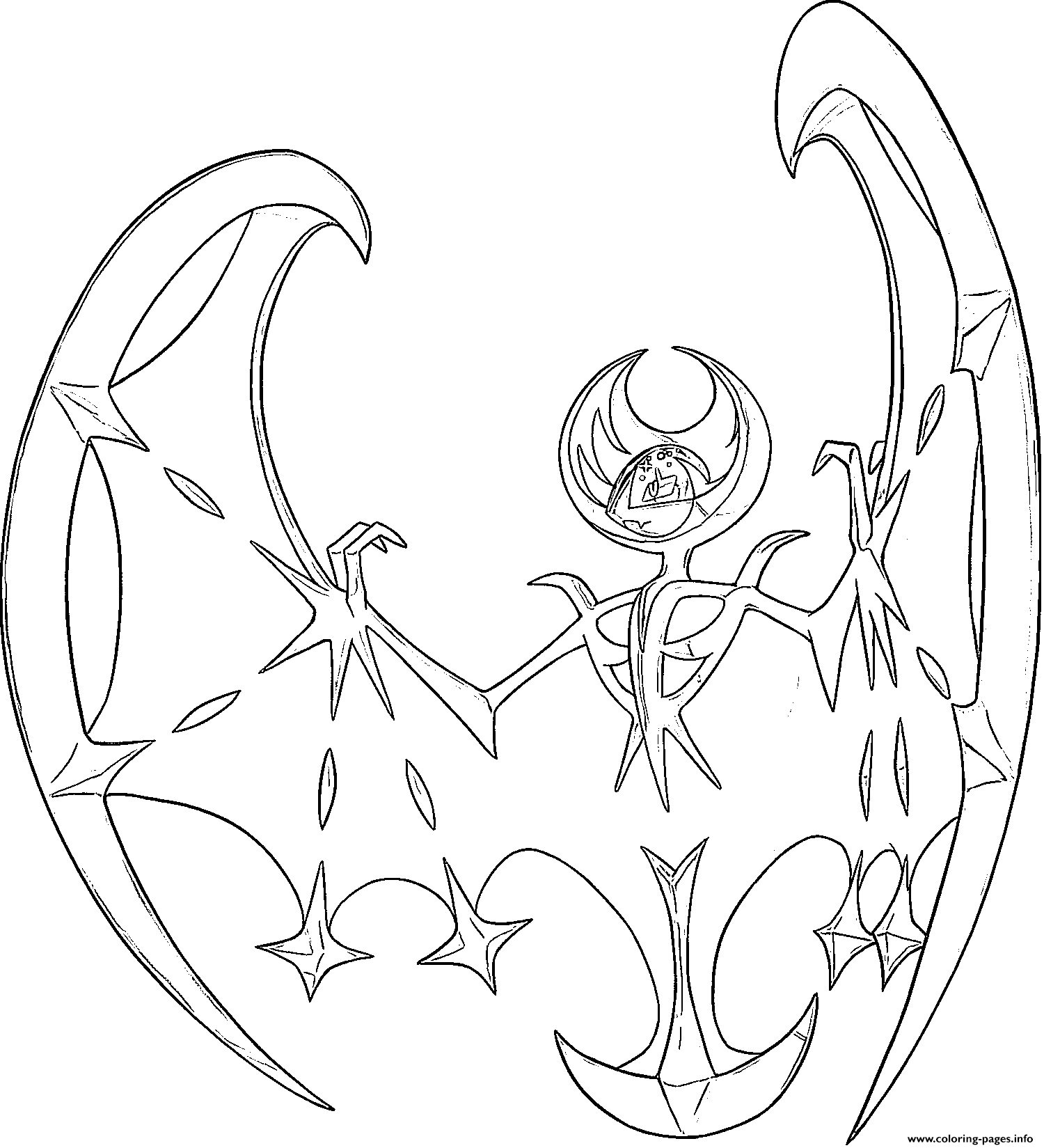 Printable Legendary Pokemon Coloring Pages